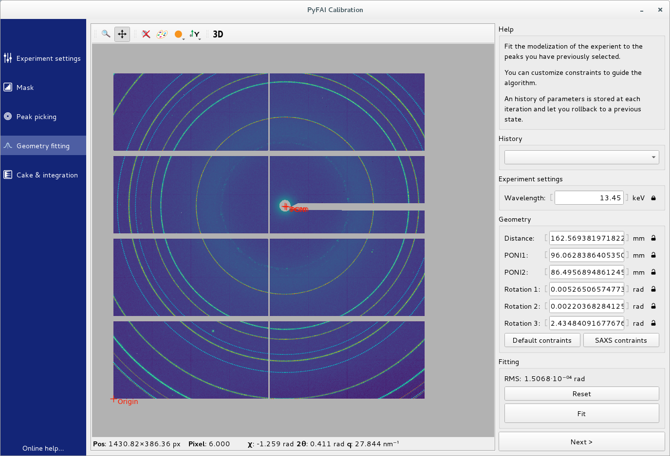 Geometry optimization